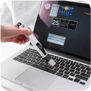 Keyboard & Window Slider Gap Hair Brush Cleaner - Eco-Friendly Washing Tool for Notebook Cleaning - Zero Waste Accessories