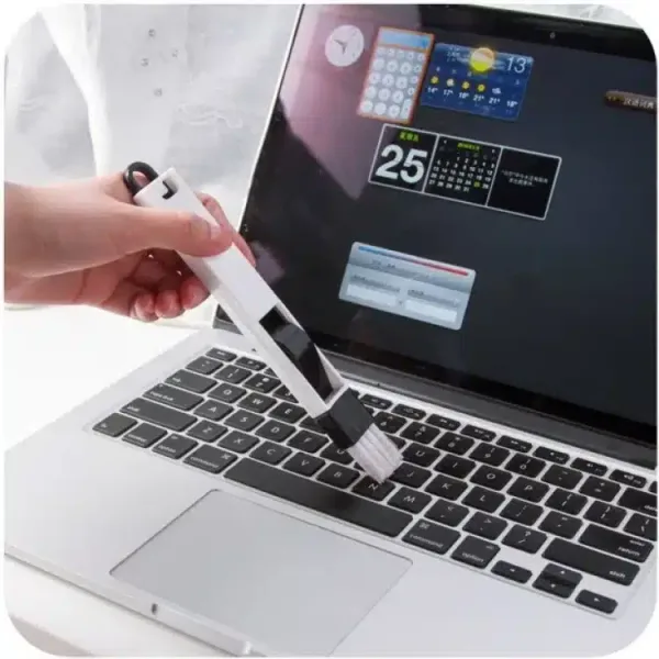 Keyboard & Window Slider Gap Hair Brush Cleaner - Eco-Friendly Washing Tool for Notebook Cleaning - Zero Waste Accessories