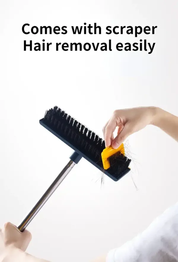 Versatile 2-in-1 Mop Cleaning Brush: Ideal for Pool, Home, Kitchen, and Bathroom Floors - Dual-Purpose Tools and Accessories for Brushing and Scraping