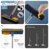 Versatile 2-in-1 Mop Cleaning Brush: Ideal for Pool, Home, Kitchen, and Bathroom Floors - Dual-Purpose Tools and Accessories for Brushing and Scraping