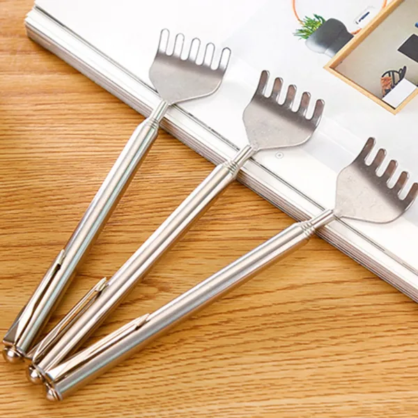 Portable Extendable Back Scratcher - Telescoping Stainless Steel Scratch Tool
