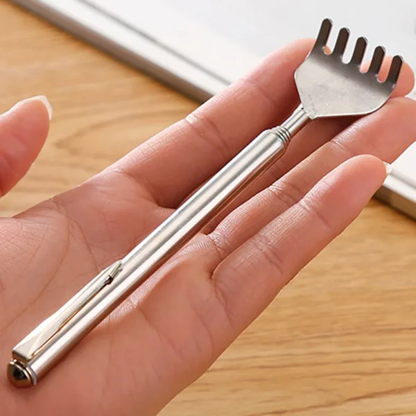 Portable Extendable Back Scratcher - Telescoping Stainless Steel Scratch Tool