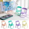 Portable Mini Chair Phone Stand Holder | Universal Cute Desktop Cell Phone Lazy Bracket for TV and Live Streaming