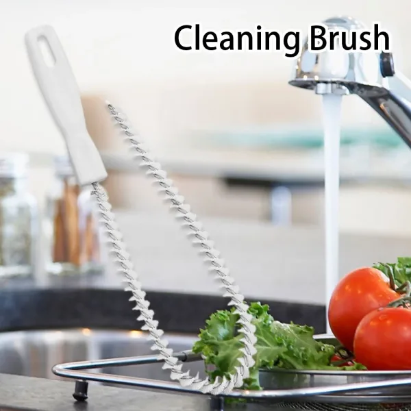 2-in-1 Drain Cleaning Brush – Flexible Tool for Unclogging Kitchen and Bathroom Drains