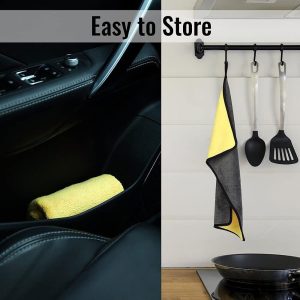 Ultra Soft Microfiber Cleaning Rag - Extra Thick Car Wash & Polishing Towel