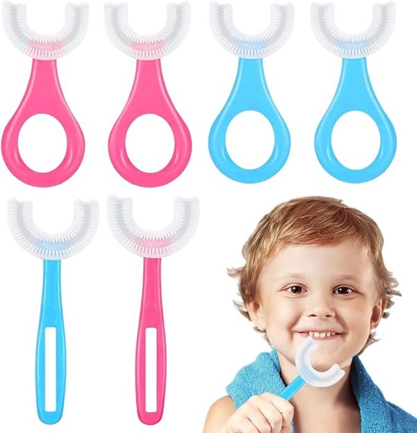 Baby U-Shaped Toothbrush for Children's Teeth Cleaning - Kids Mouth Care Toothbrush