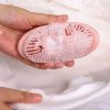 Silicone 2-in-1 Soap Dish with Cleaning Brush - Multifunctional Soap Holder